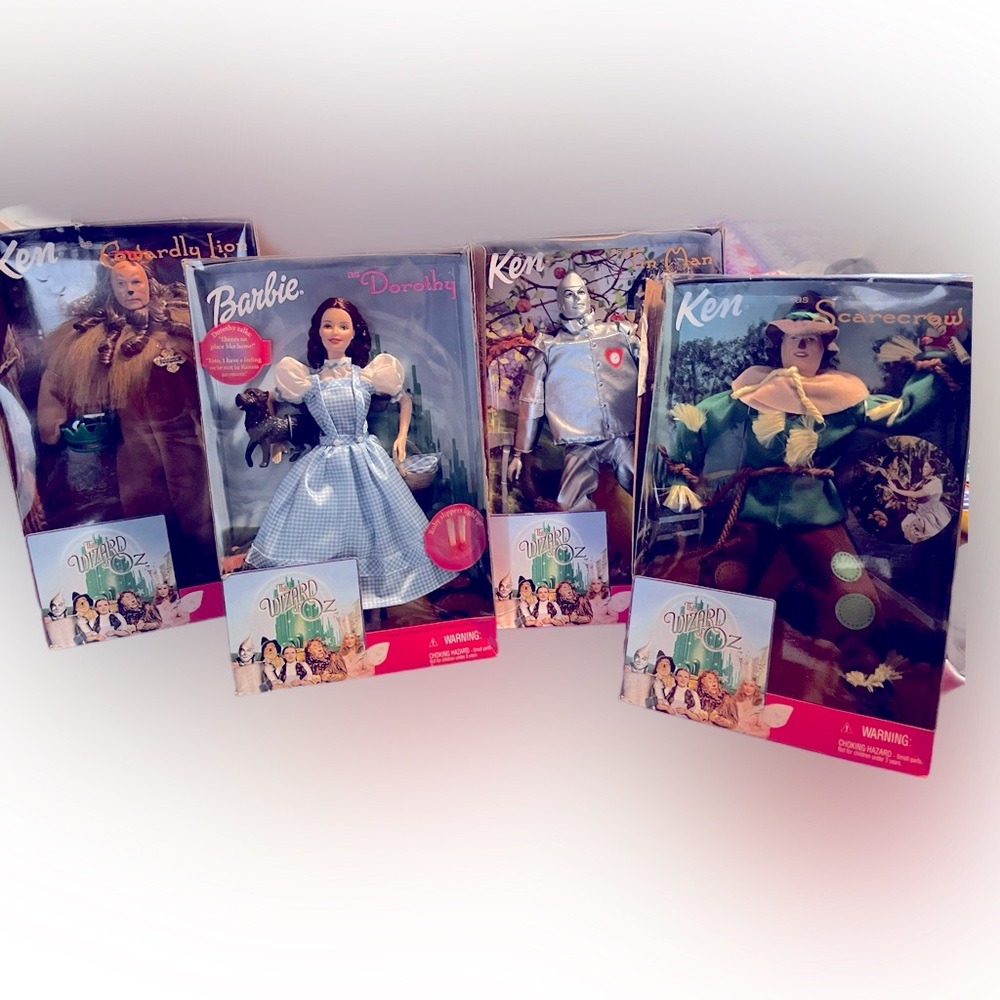Wizard of Oz Barbie four characters